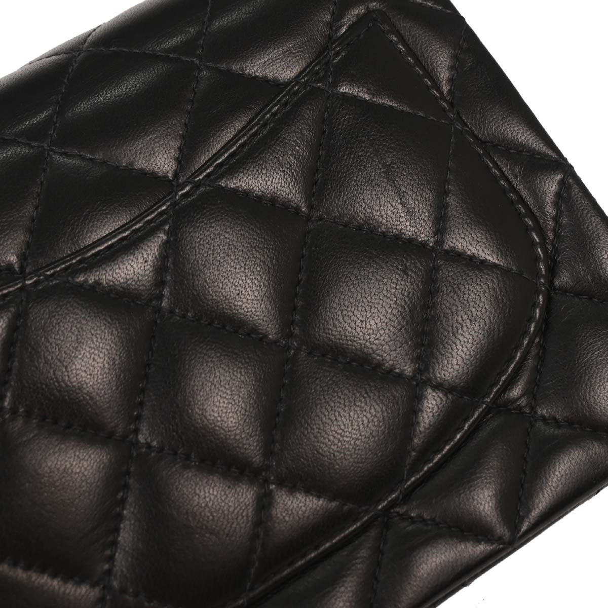 Chanel 2004-2005 Black Lambskin Mini Classic Square Flap Shoulder Bag 17