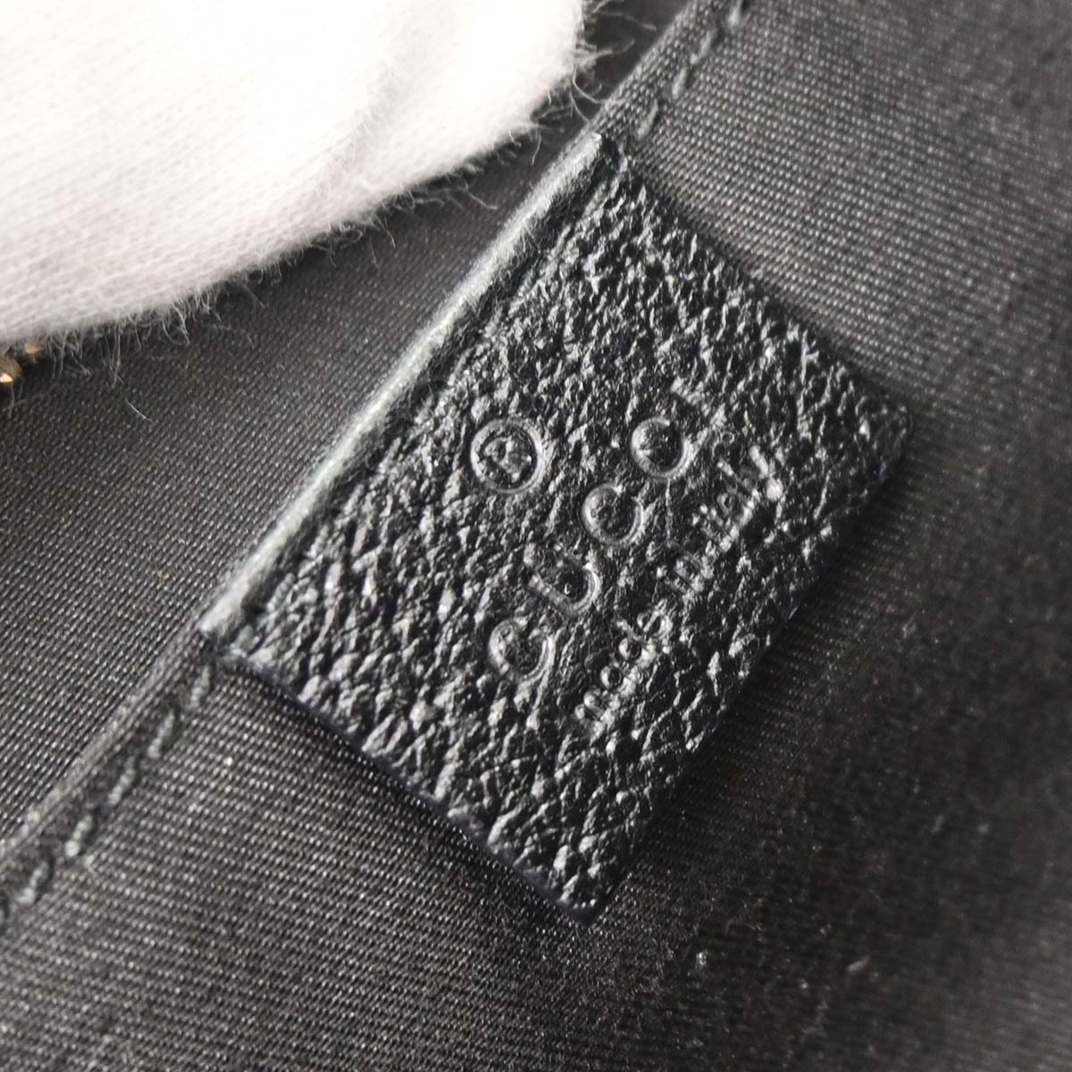 Gucci Black Leather Abbey D Ring Handbag