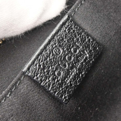 Gucci Black Leather Abbey D Ring Handbag