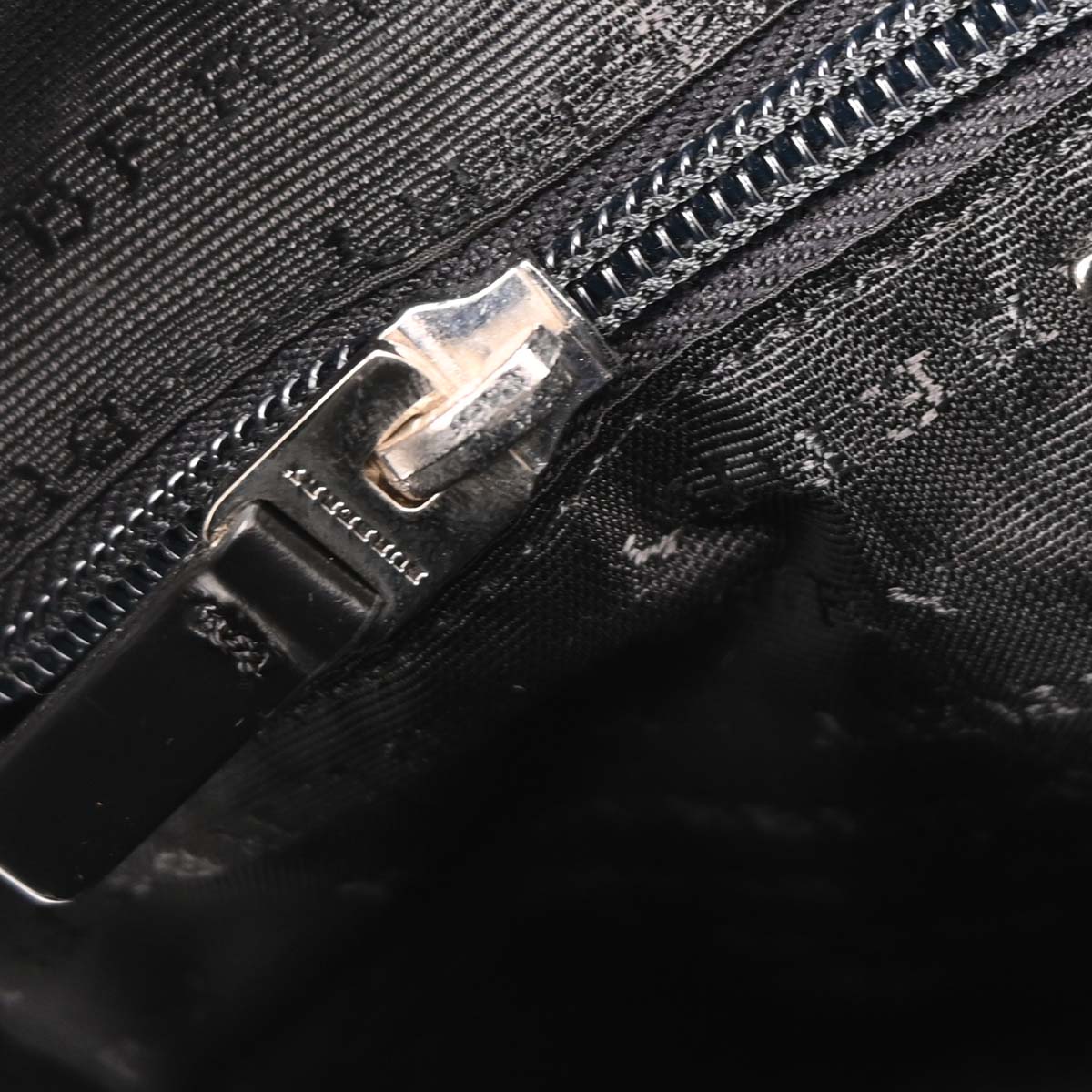 Burberry Beige Black PVC Burberry Check Handbag