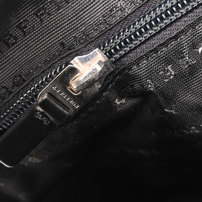 Burberry Beige Black PVC Burberry Check Handbag