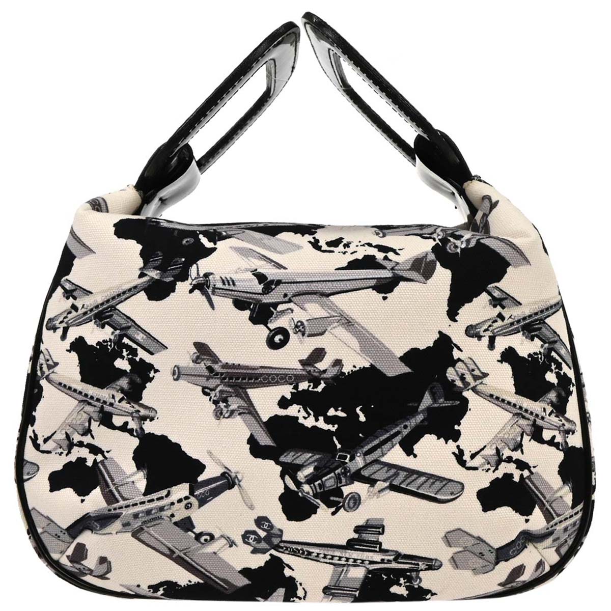 Chanel 2005-2006 White Canvas Handbag