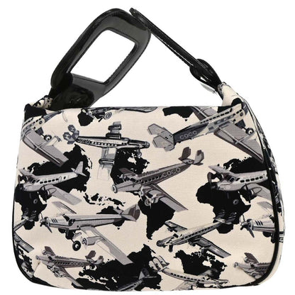 Chanel 2005-2006 White Canvas Handbag