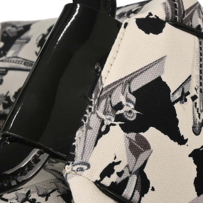 Chanel 2005-2006 White Canvas Handbag