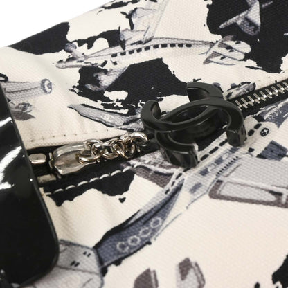 Chanel 2005-2006 White Canvas Handbag