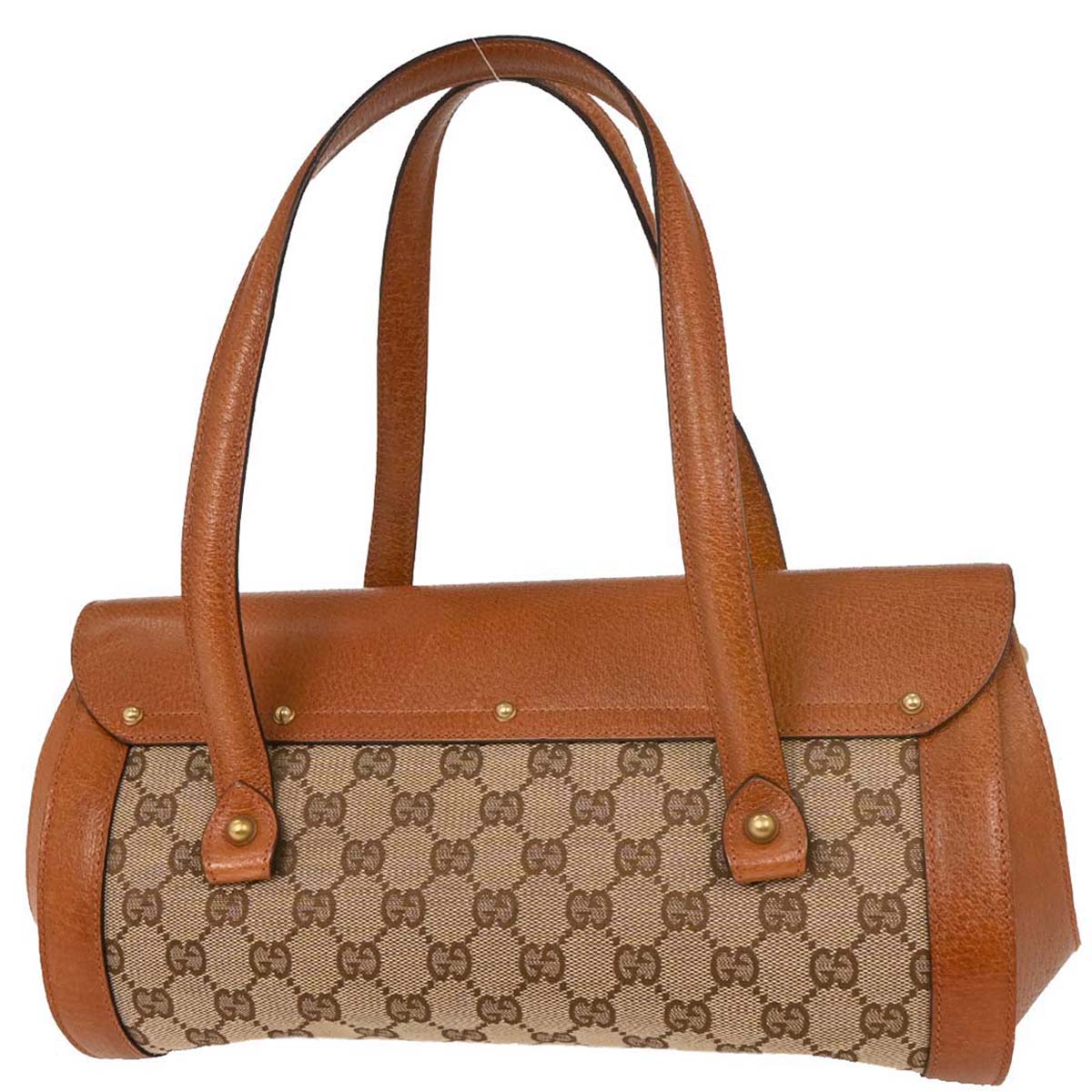 Gucci Beige GG Bamboo Handbag