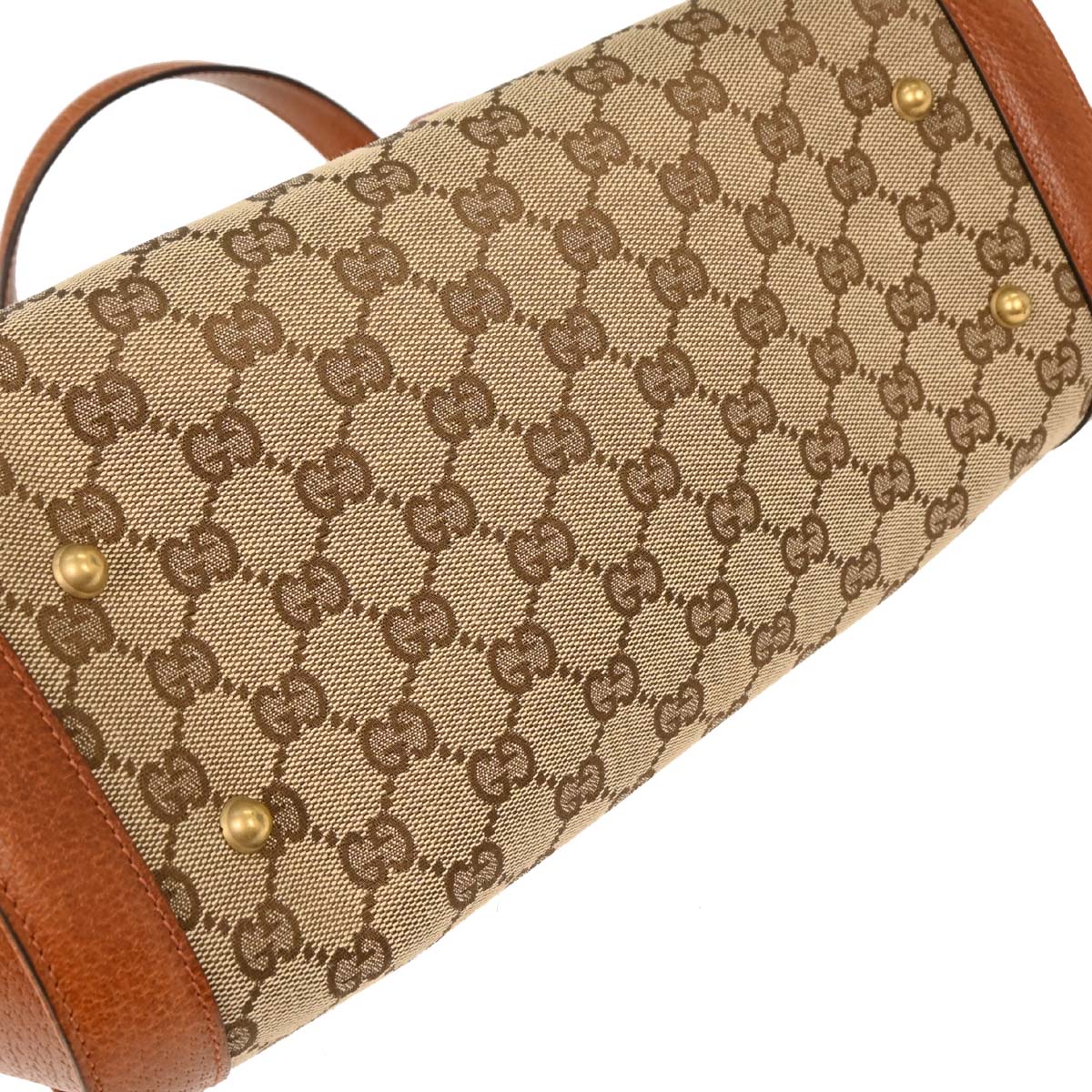 Gucci Beige GG Bamboo Handbag
