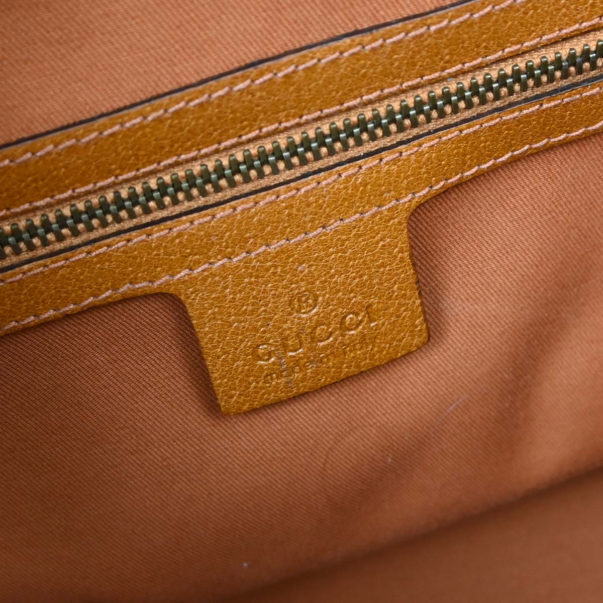 Gucci Beige GG Bamboo Handbag