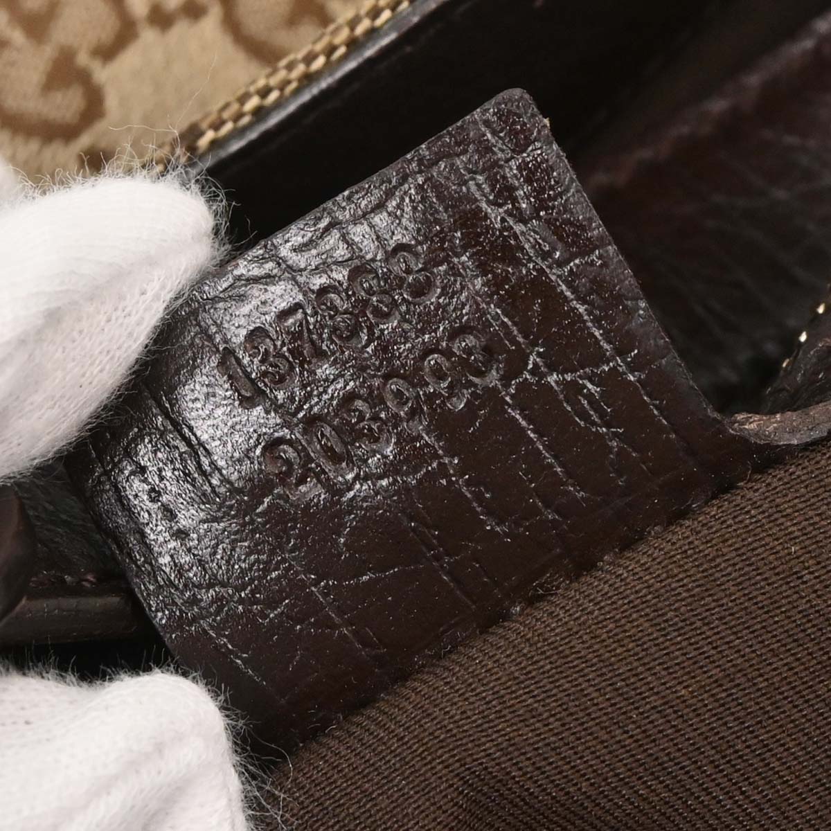 Gucci Beige GG Horsebit Hobo Handbag