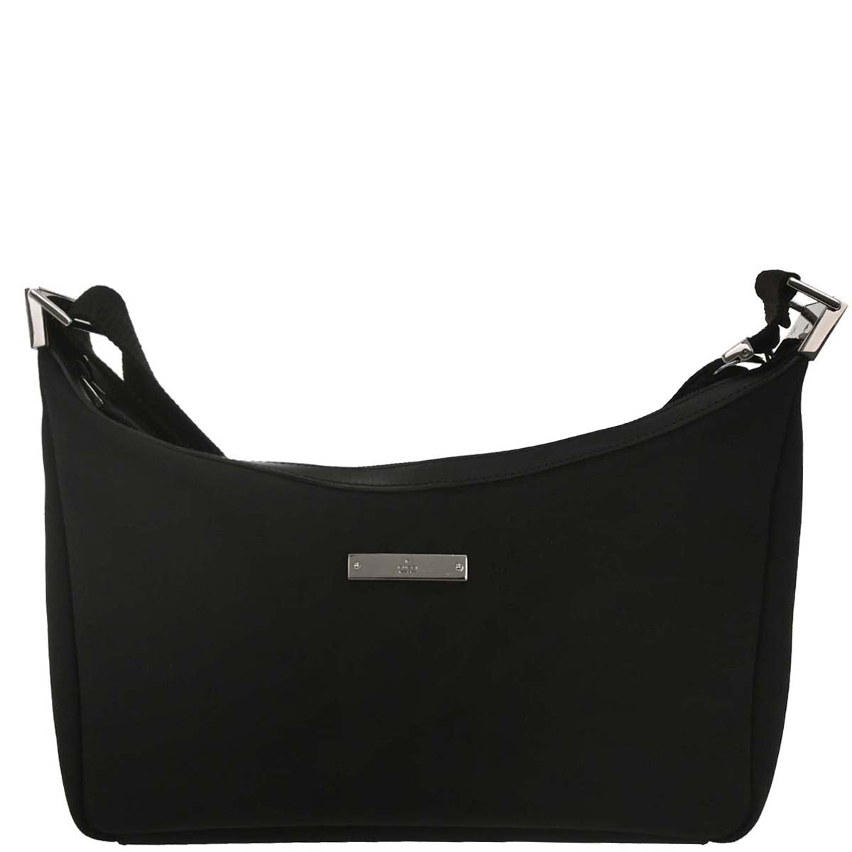 Gucci Black Nylon Hobo Shoulder Bag