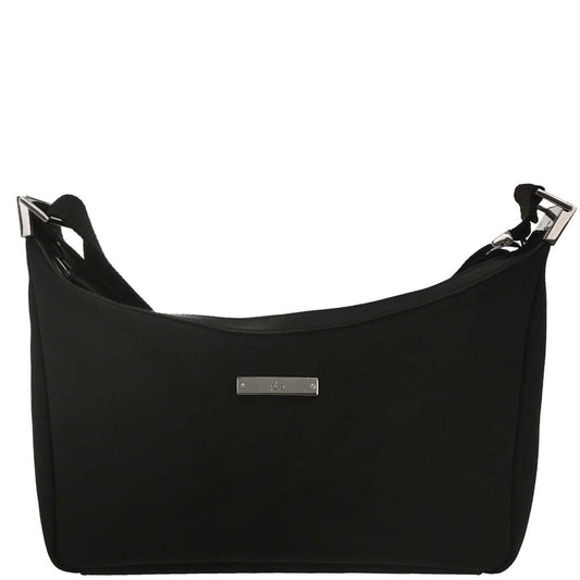 Gucci Black Nylon Hobo Shoulder Bag