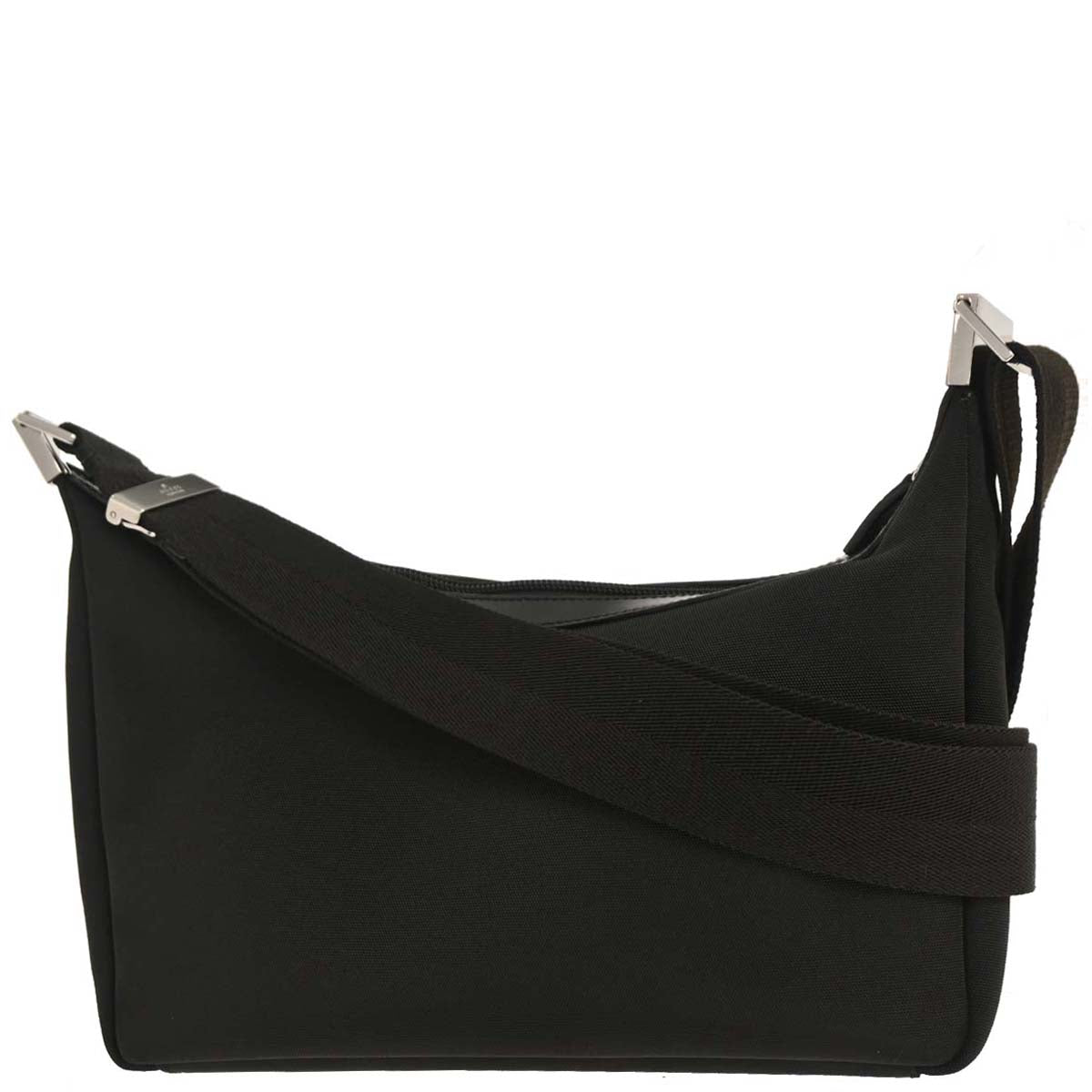 Gucci Black Nylon Hobo Shoulder Bag