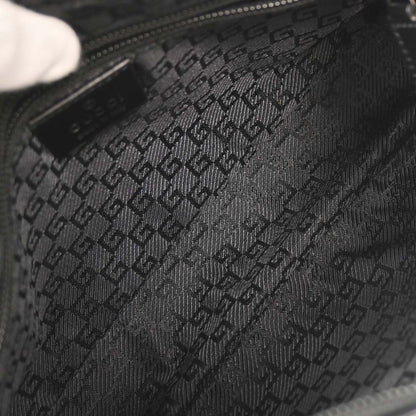 Gucci Black Nylon Hobo Shoulder Bag