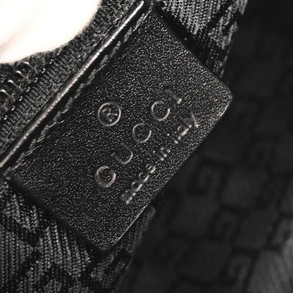 Gucci Black Nylon Hobo Shoulder Bag