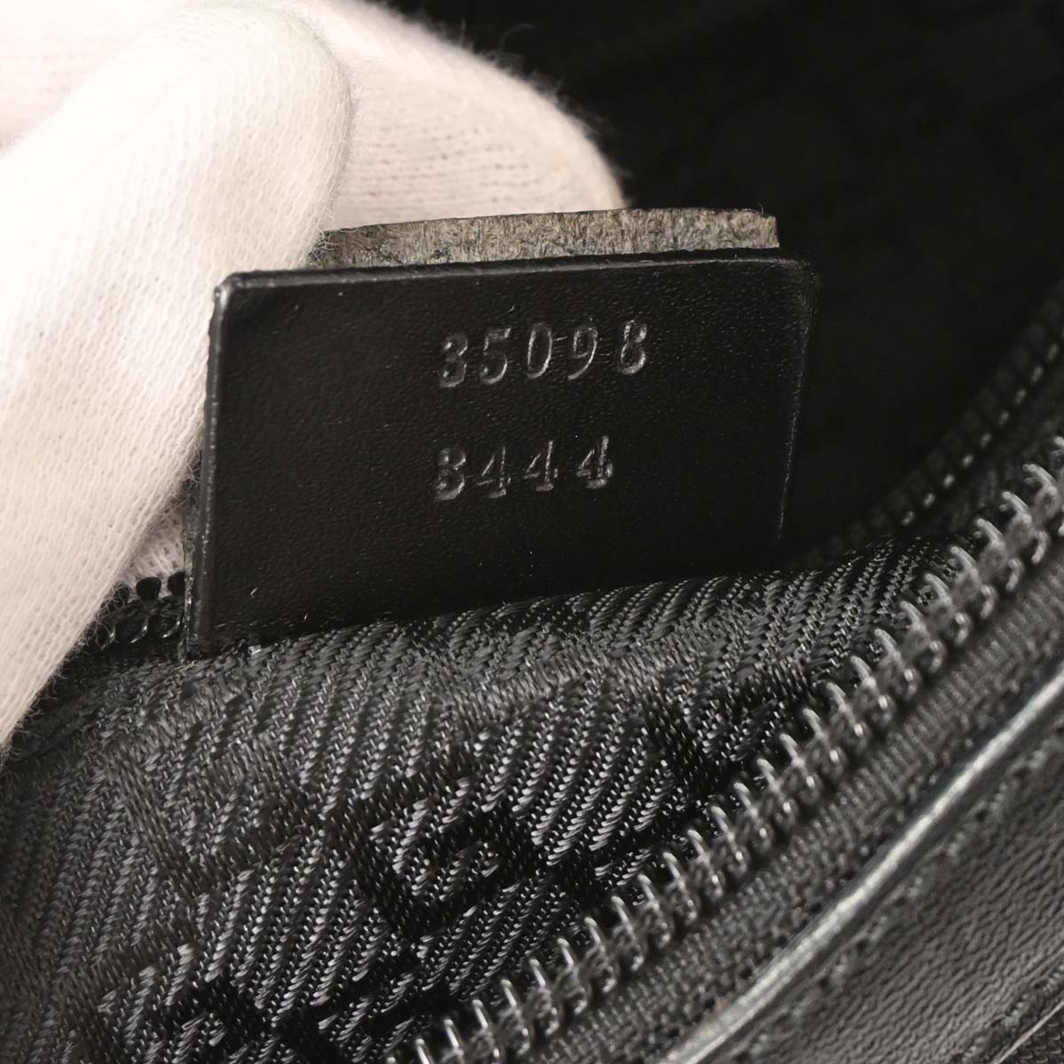 Gucci Black Nylon Hobo Shoulder Bag