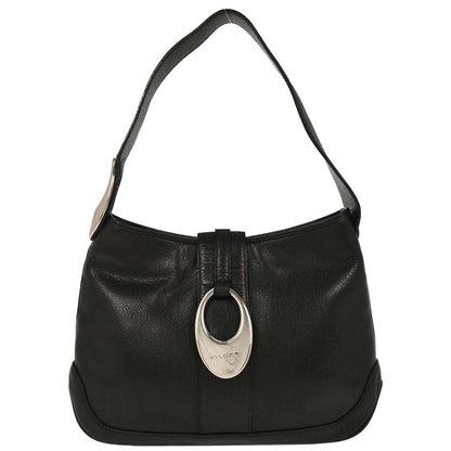 Bvlgari Black Leather Handbag