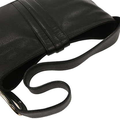 Bvlgari Black Leather Handbag