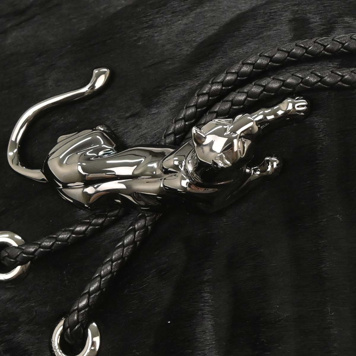 Cartier * Black Pony Hair Panthere Handbag