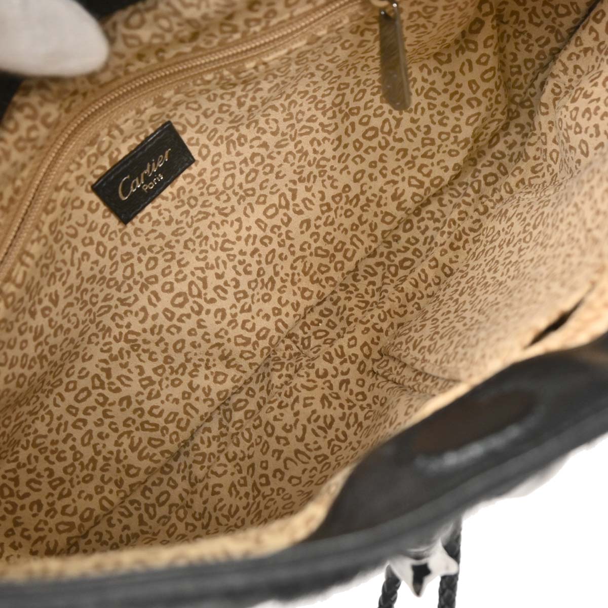 Cartier * Black Pony Hair Panthere Handbag