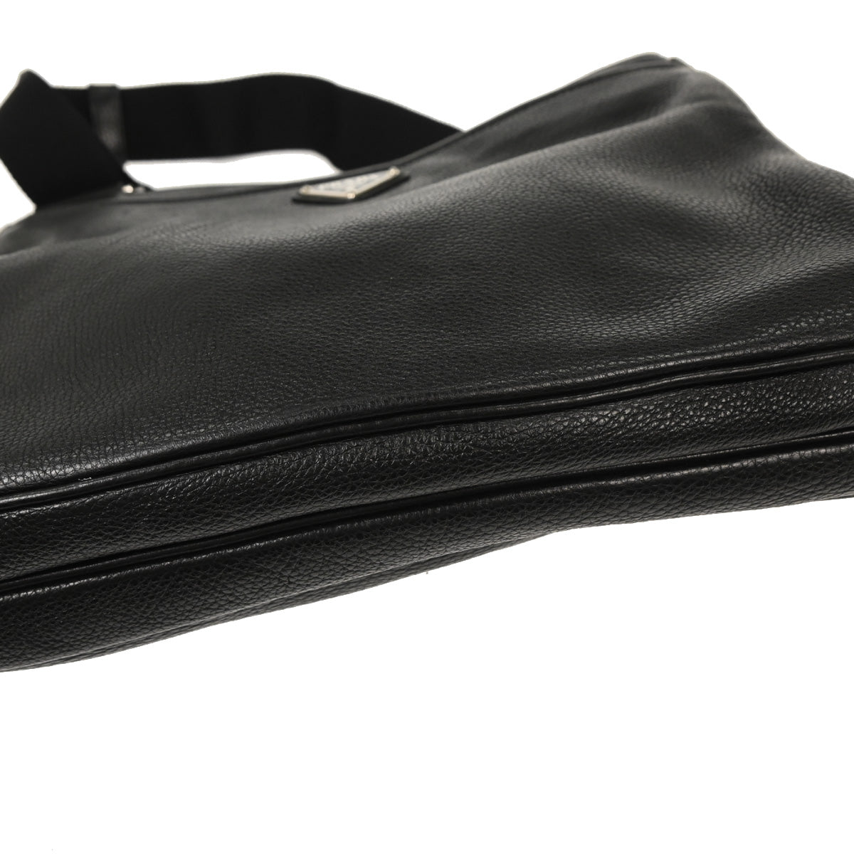 Prada Black Leather Shoulder Bag