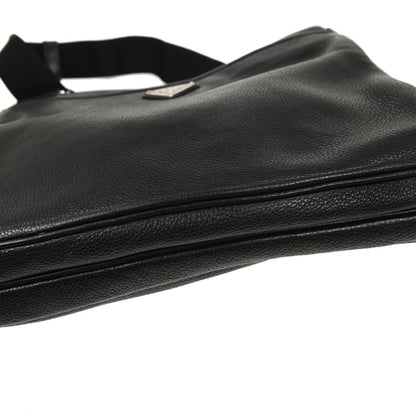 Prada Black Leather Shoulder Bag