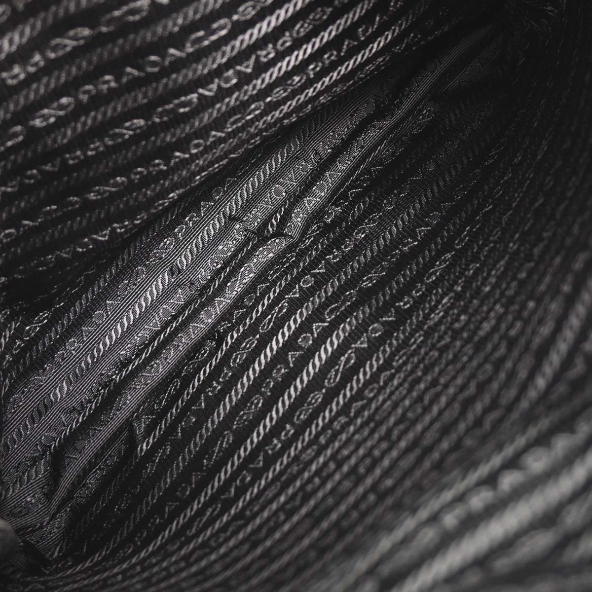 Prada Black Leather Shoulder Bag