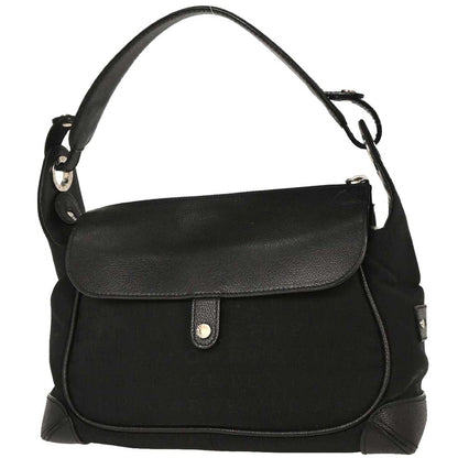 Bvlgari Black Canvas Logomania Handbag