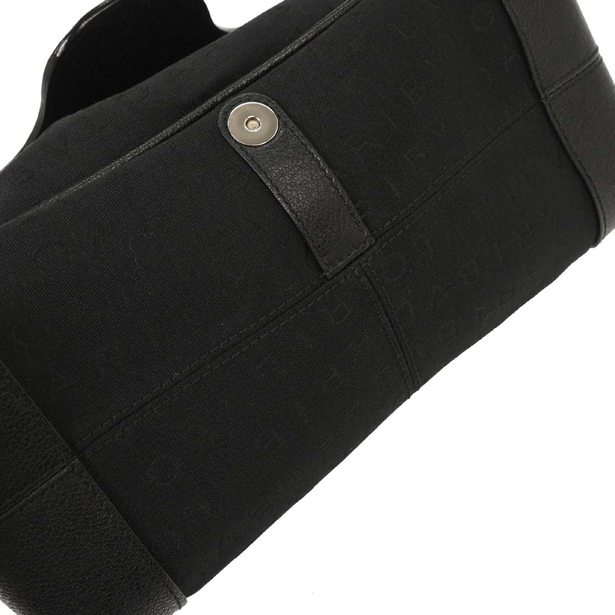 Bvlgari Black Canvas Logomania Handbag