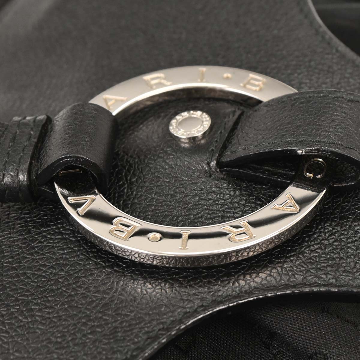 Bvlgari Black Canvas Logomania Handbag
