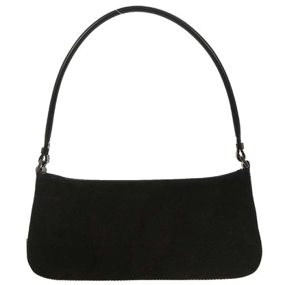 Salvatore Ferragamo Black Suede Handbag