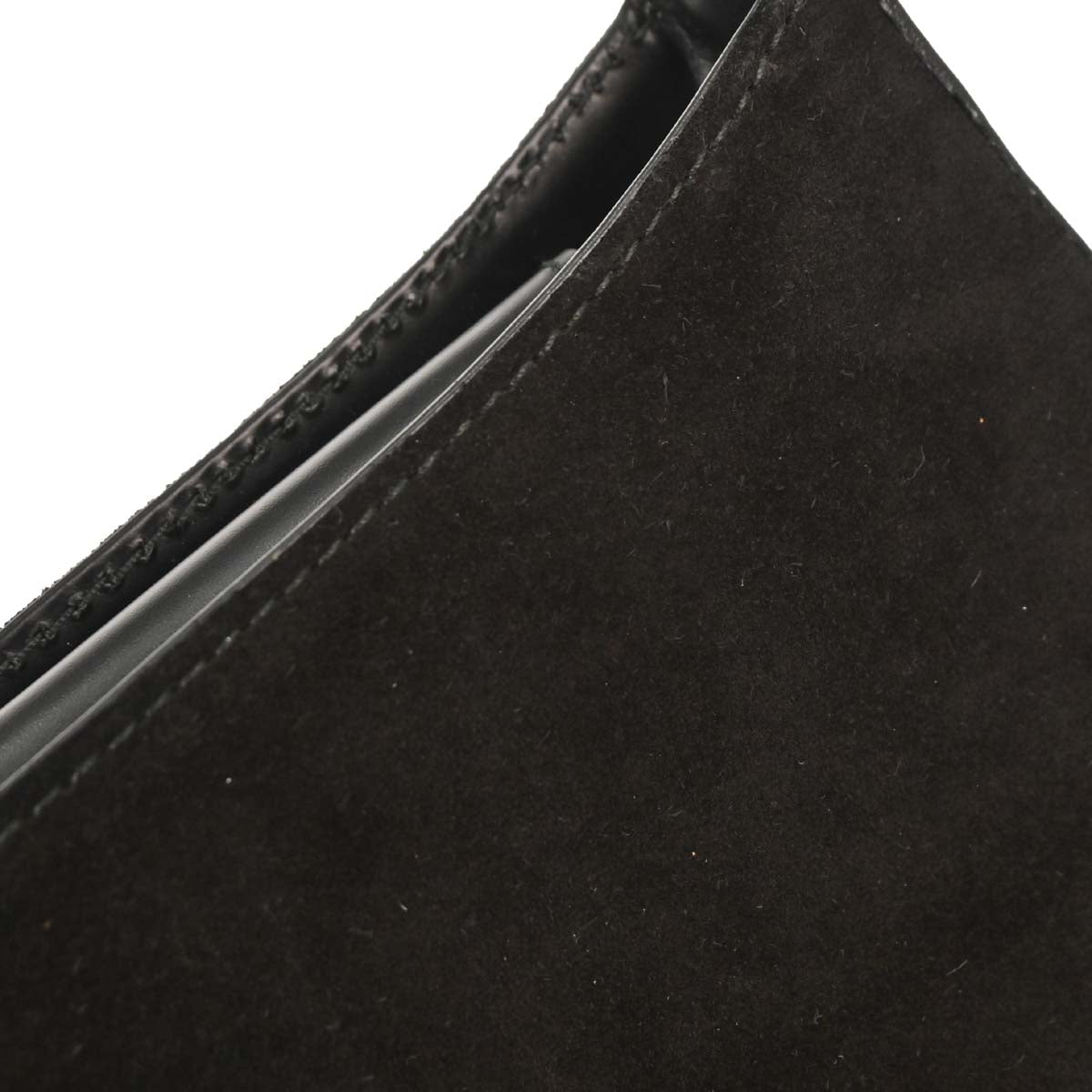 Salvatore Ferragamo Black Suede Handbag