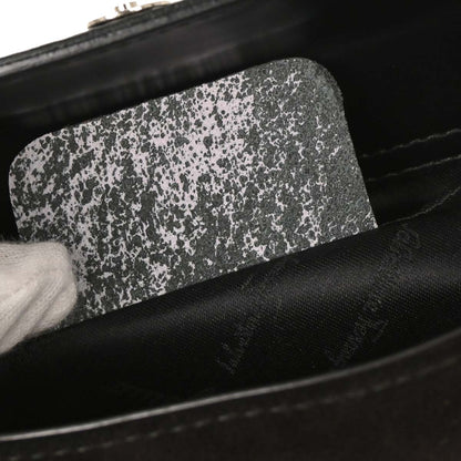 Salvatore Ferragamo Black Suede Handbag