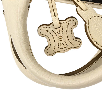 Celine * Brown Canvas Handbag