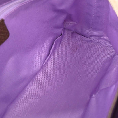 Bvlgari Beige Canvas Logomania Handbag