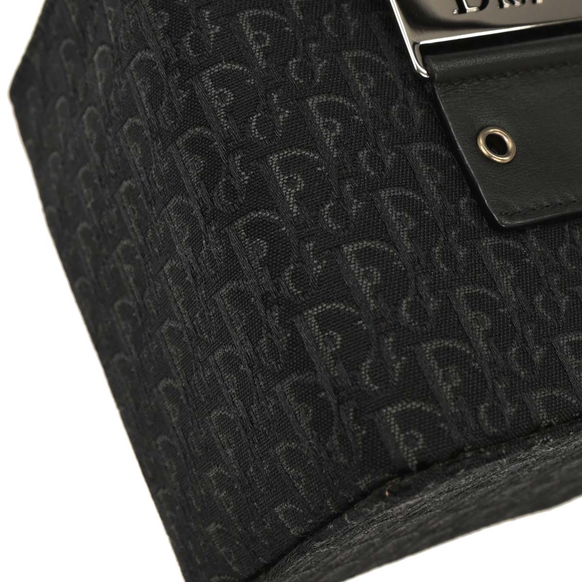 Christian Dior 2002 Black Street Chic Trotter Handbag