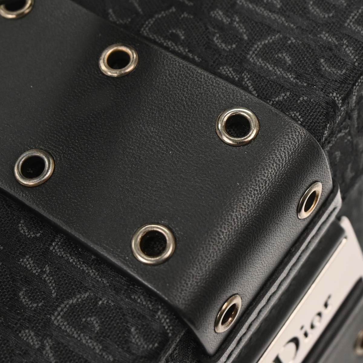 Christian Dior 2002 Black Street Chic Trotter Handbag