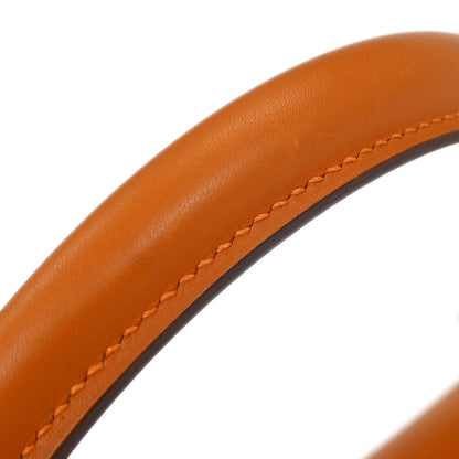 Hermes Orange Swift Kelly 32 Sellier 2way Shoulder Handbag