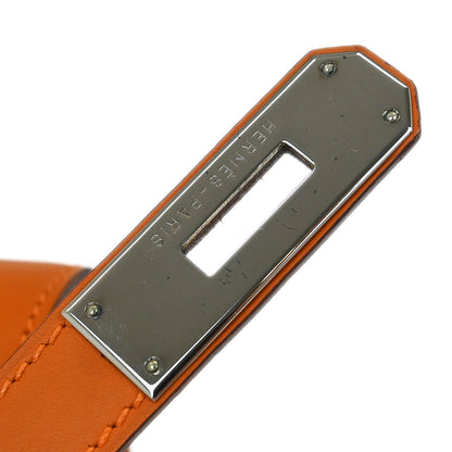 Hermes Orange Swift Kelly 32 Sellier 2way Shoulder Handbag