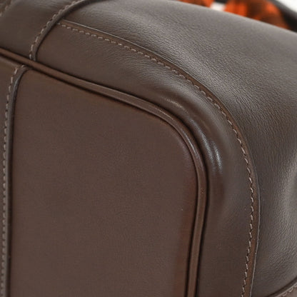 Hermes Havane Swift Garden Twilly TPM Tote Handbag