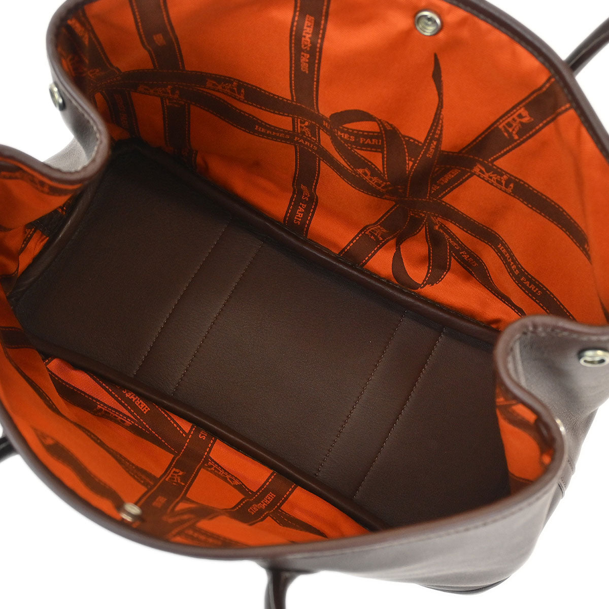 Hermes Havane Swift Garden Twilly TPM Tote Handbag