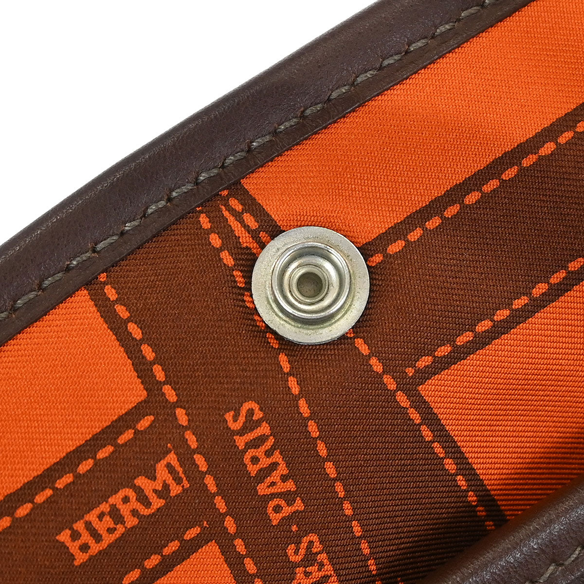 Hermes Havane Swift Garden Twilly TPM Tote Handbag