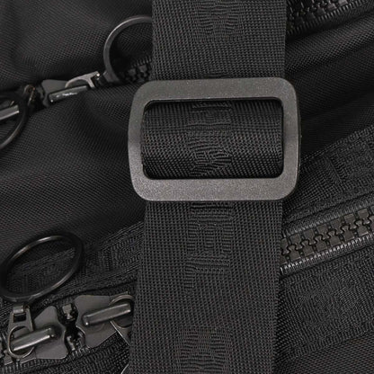 Chanel 2001-2003 Black Nylon Sport Line Duffle Gym Handbag