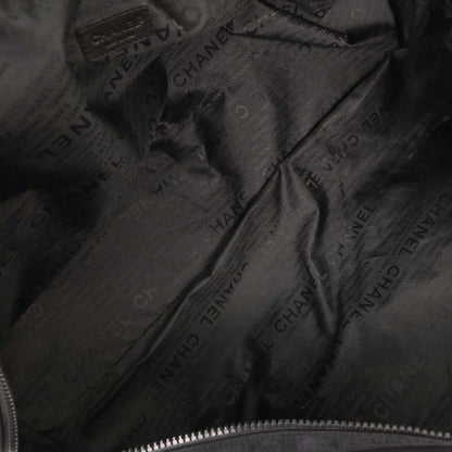 Chanel 2001-2003 Black Nylon Sport Line Duffle Gym Handbag