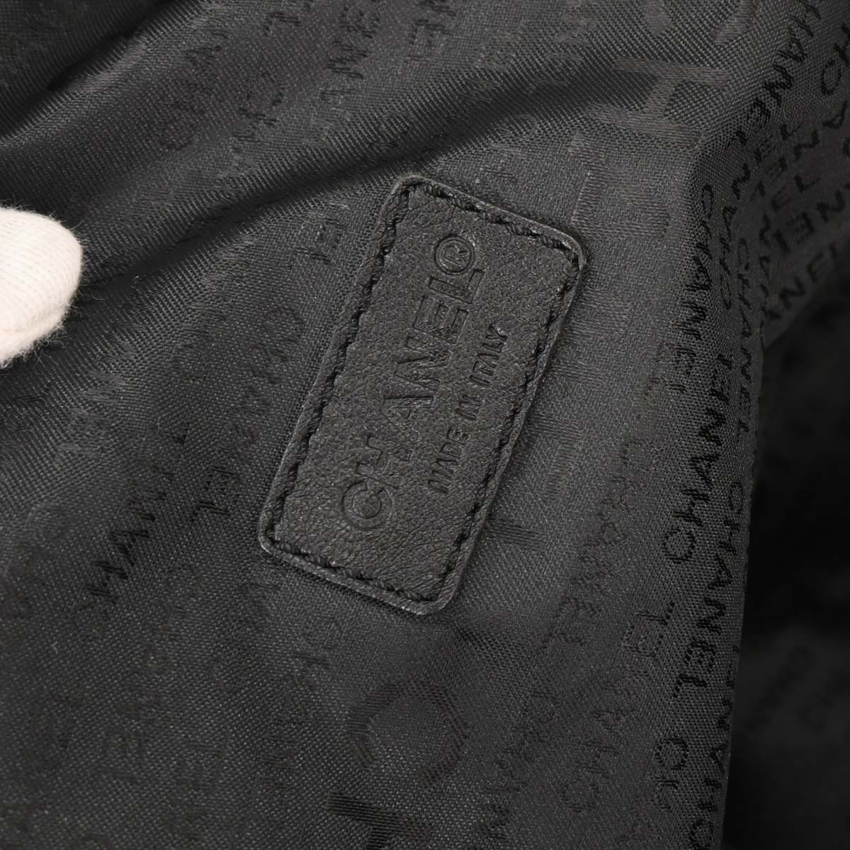 Chanel 2001-2003 Black Nylon Sport Line Duffle Gym Handbag