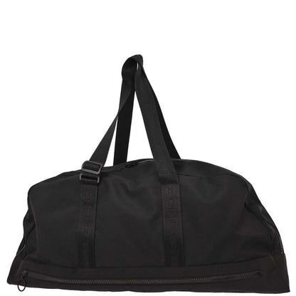 Chanel 2001-2003 Black Nylon Sport Line Duffle Gym Handbag