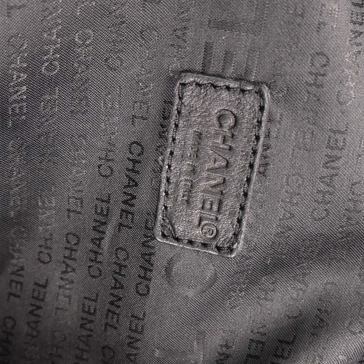 Chanel 2001-2003 Black Nylon Sport Line Duffle Gym Handbag