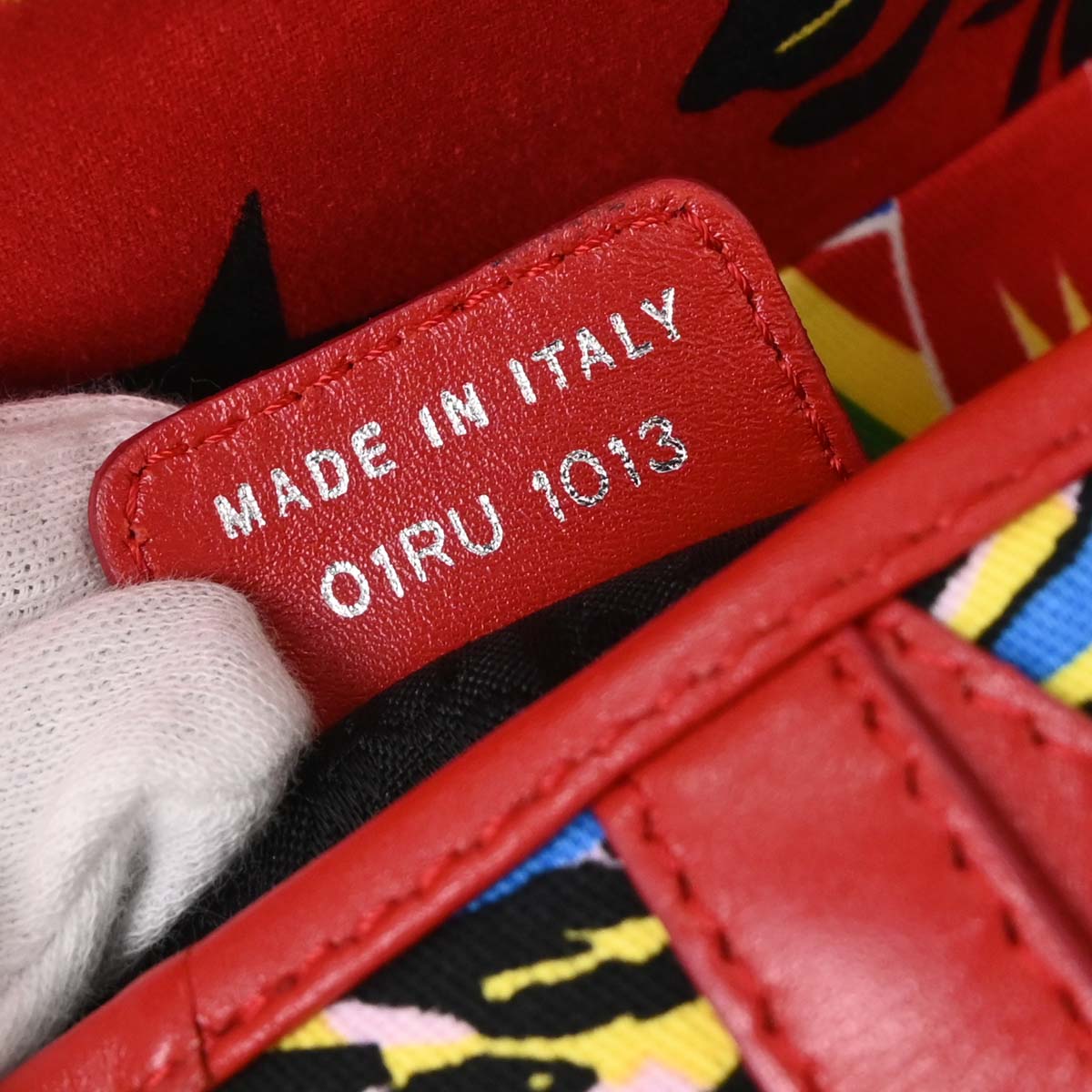 Christian Dior 2003 Red Dior Mania Saddle Handbag