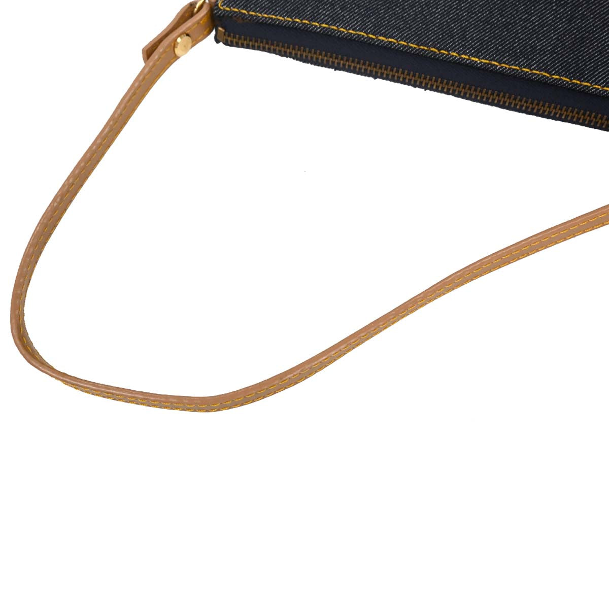 Christian Dior 2001 Navy Denim Saddle Handbag