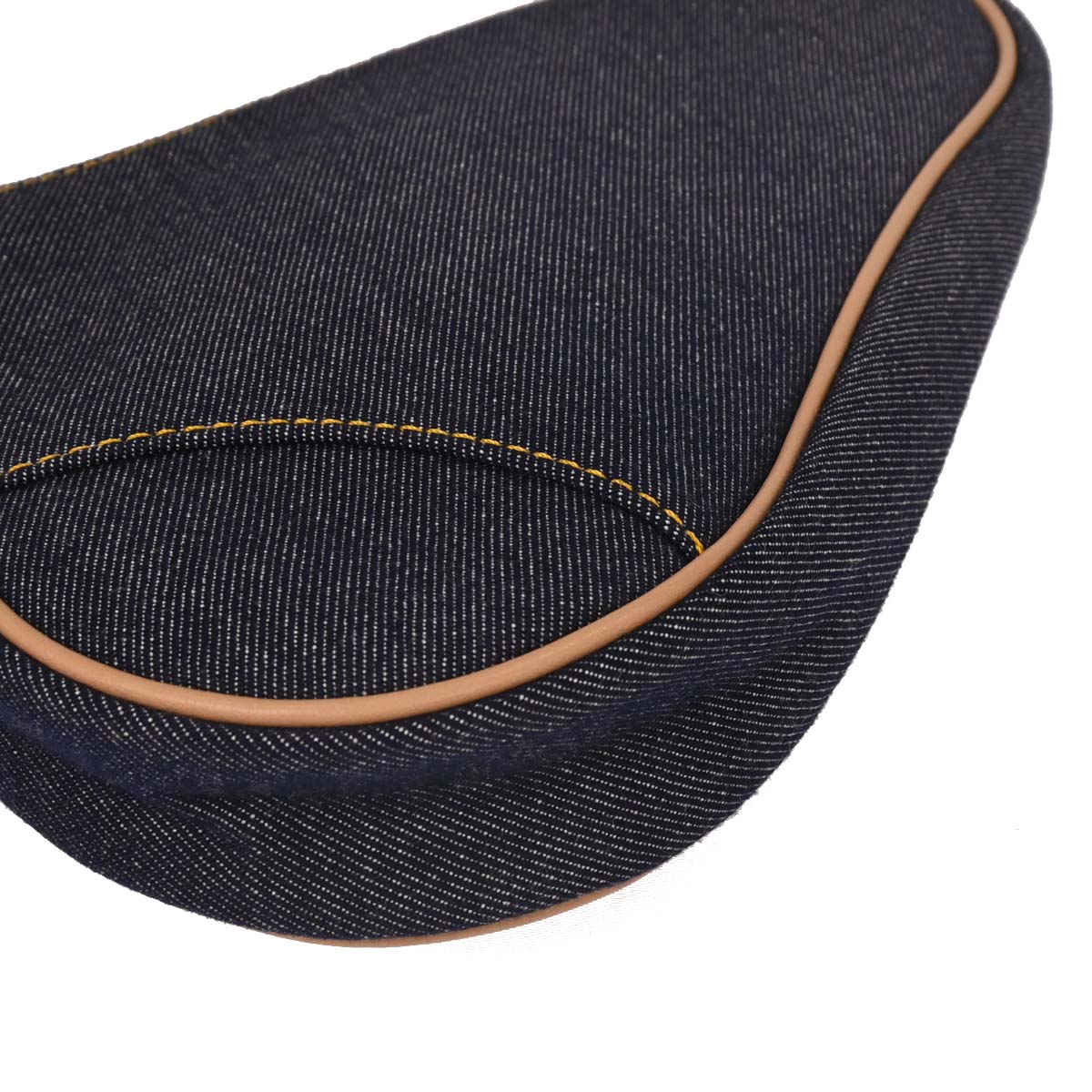 Christian Dior 2001 Navy Denim Saddle Handbag