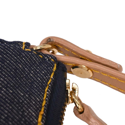 Christian Dior 2001 Navy Denim Saddle Handbag